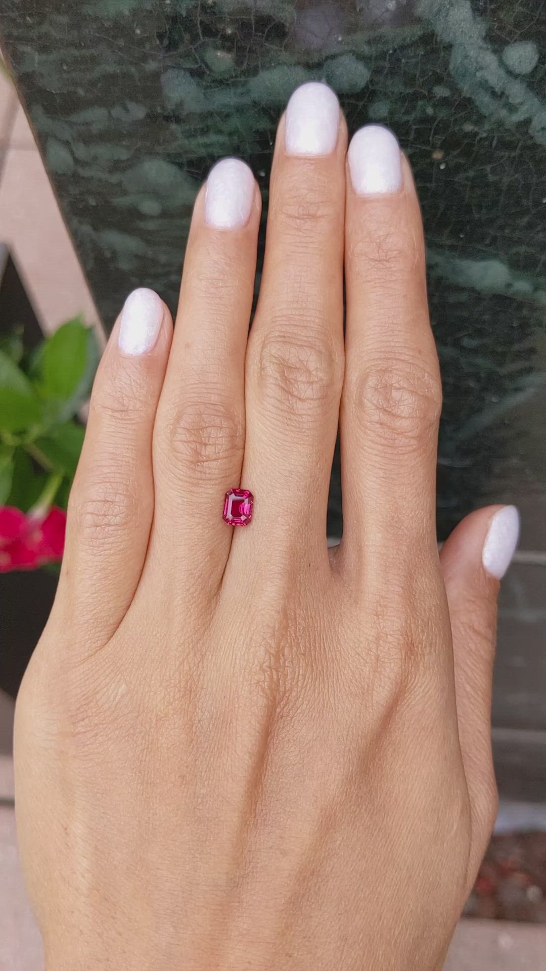 1.03 Ct. Ruby from Mozambique Size Video