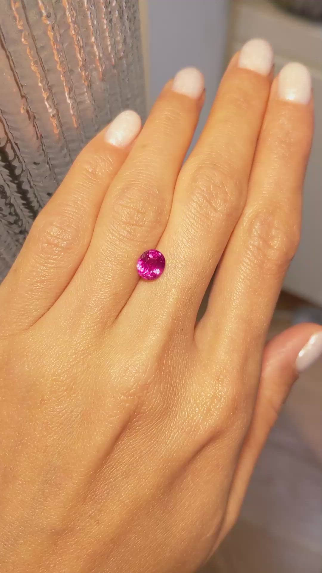 1.54 Ct. Ruby from Mozambique Size Video