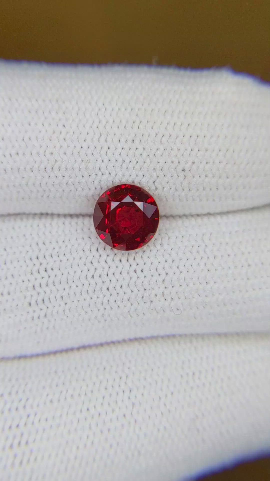 1.71 Ct. Ruby from Mozambique Size Video