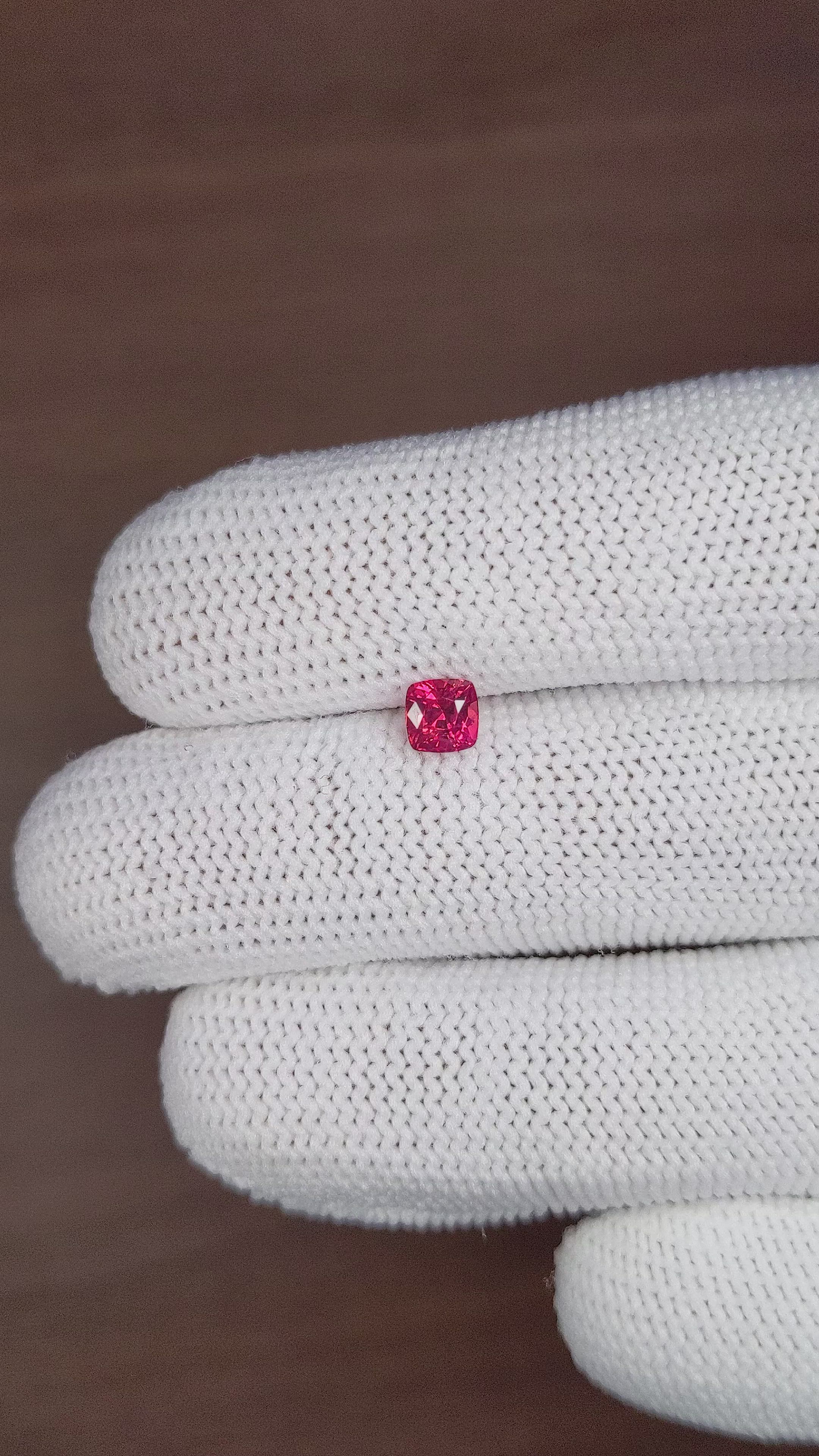 0.72 Ct. Ruby from Tanzania Size Video