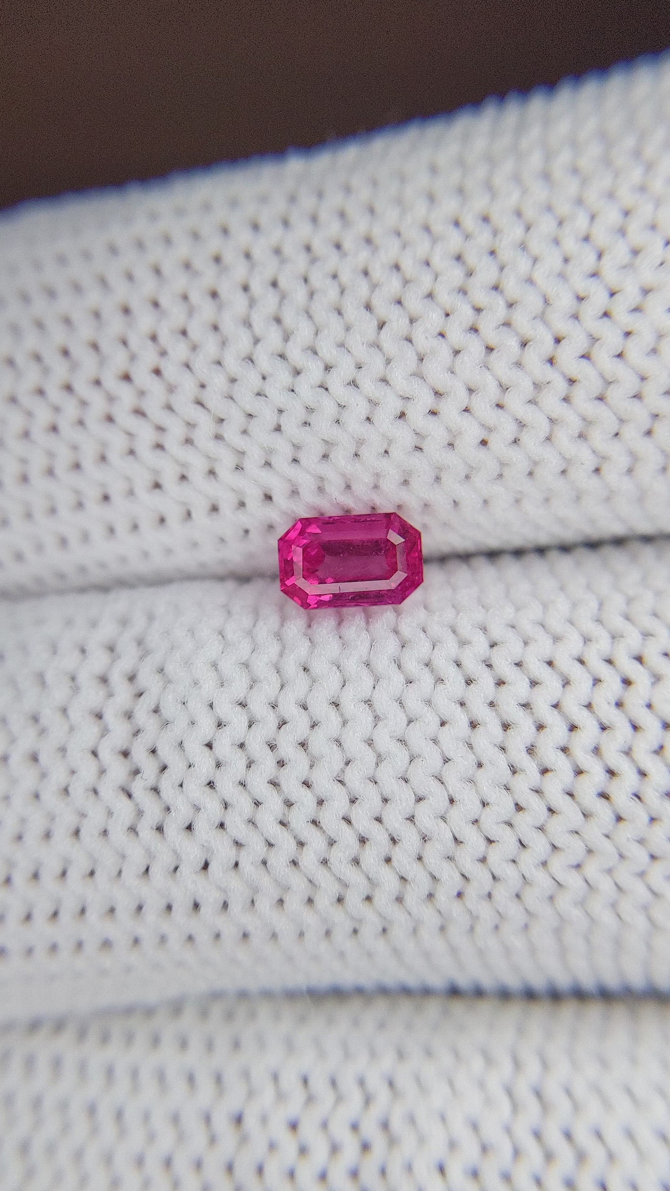 0.73 Ct. Ruby from Tanzania Size Video