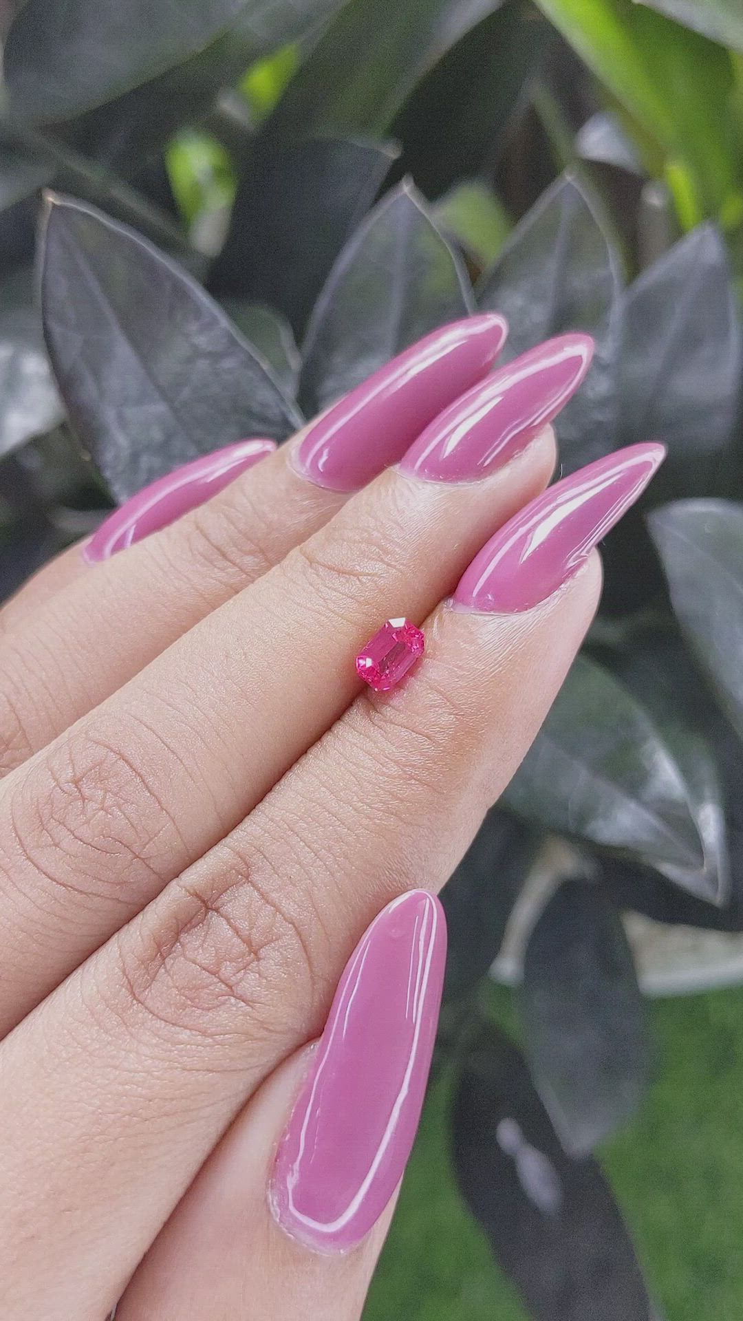 0.73 Ct. Ruby from Tanzania Size Video