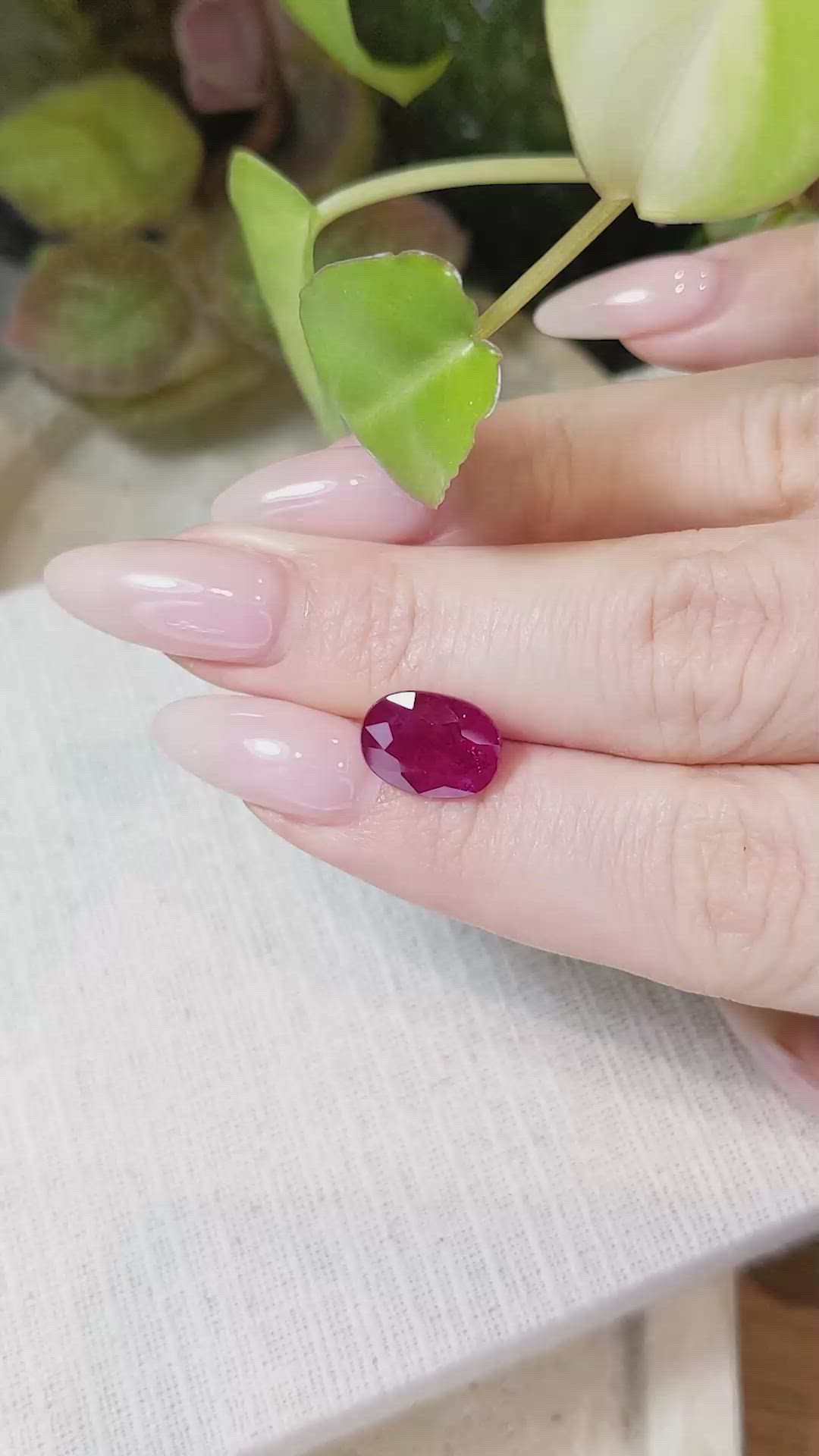 4.23 Ct. Ruby from Mozambique Size Video