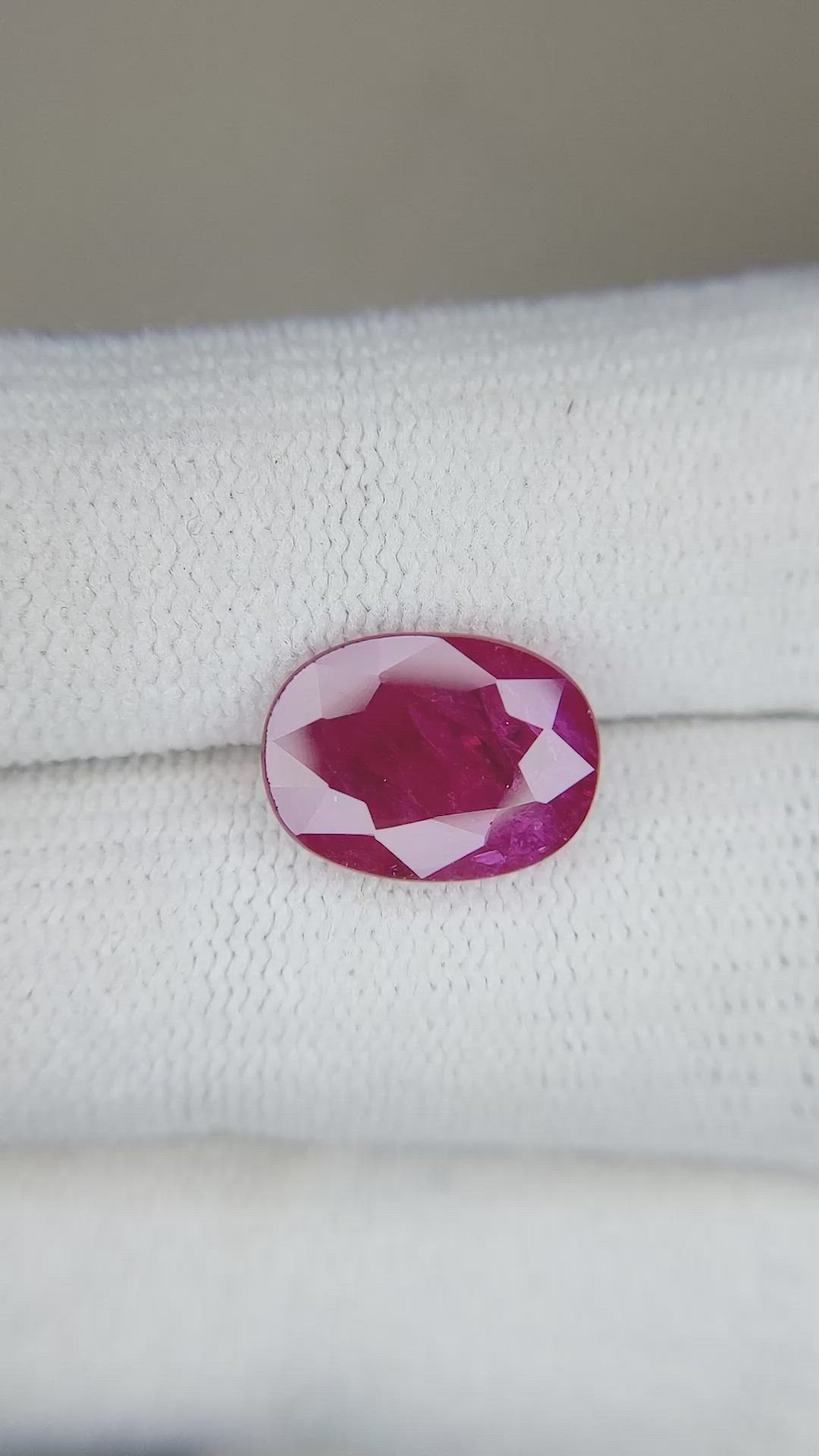 4.23 Ct. Ruby from Mozambique Size Video