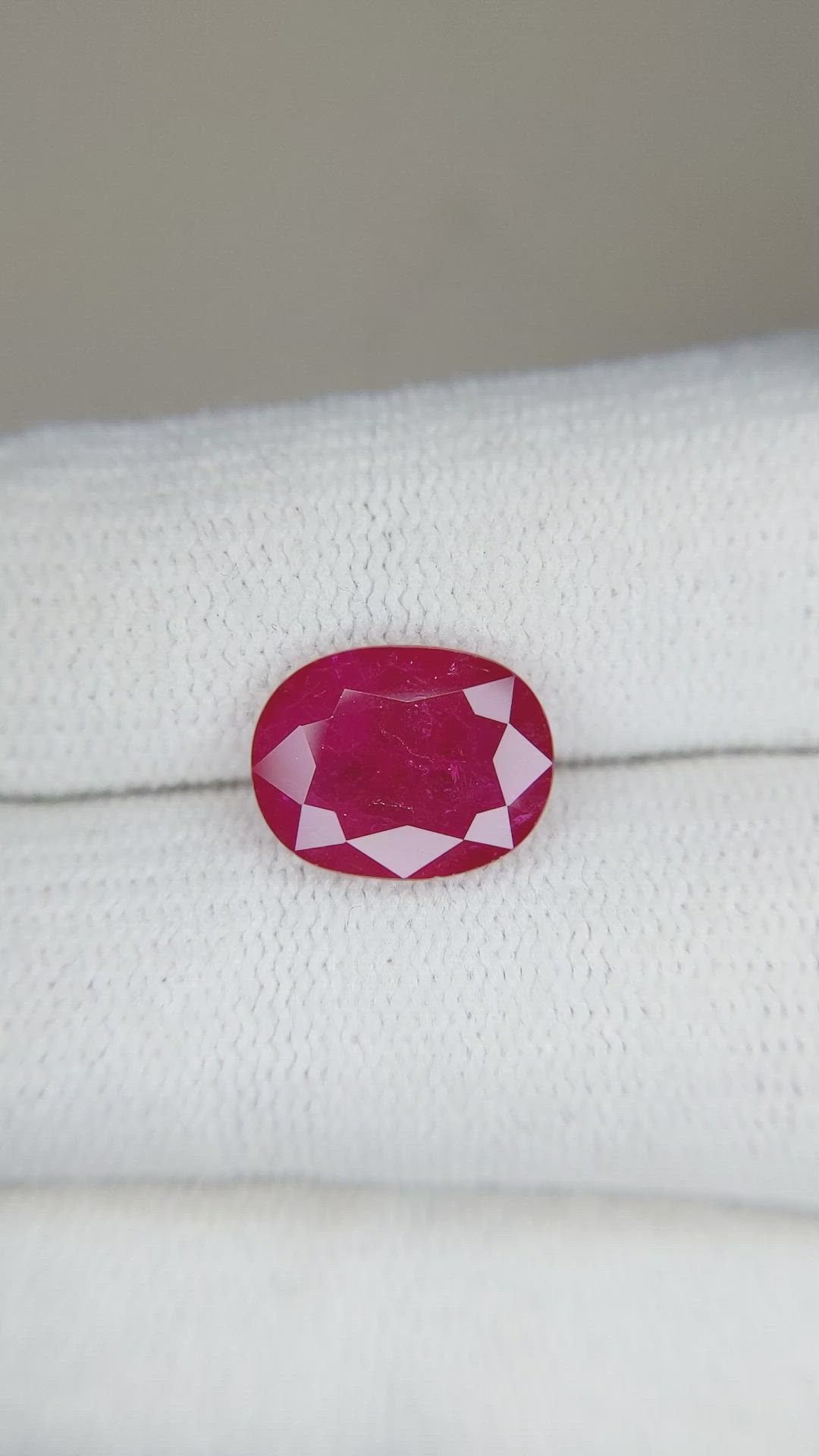 3.39 Ct. Ruby from Mozambique Size Video