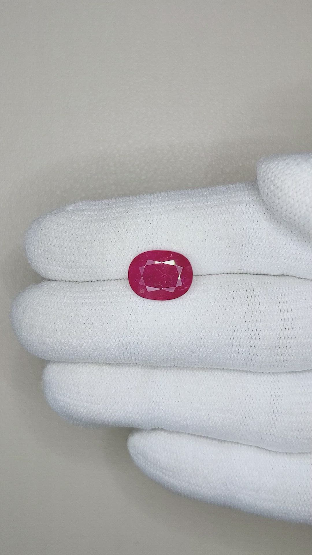 3.39 Ct. Ruby from Mozambique Size Video