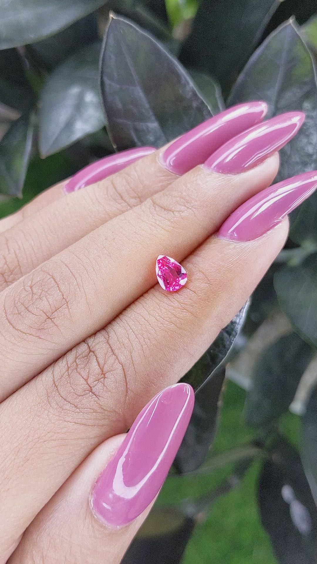 0.73 Ct. Ruby from Tanzania Size Video