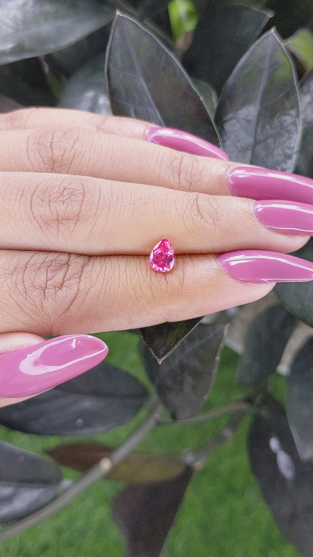 0.73 Ct. Ruby from Tanzania Size Video