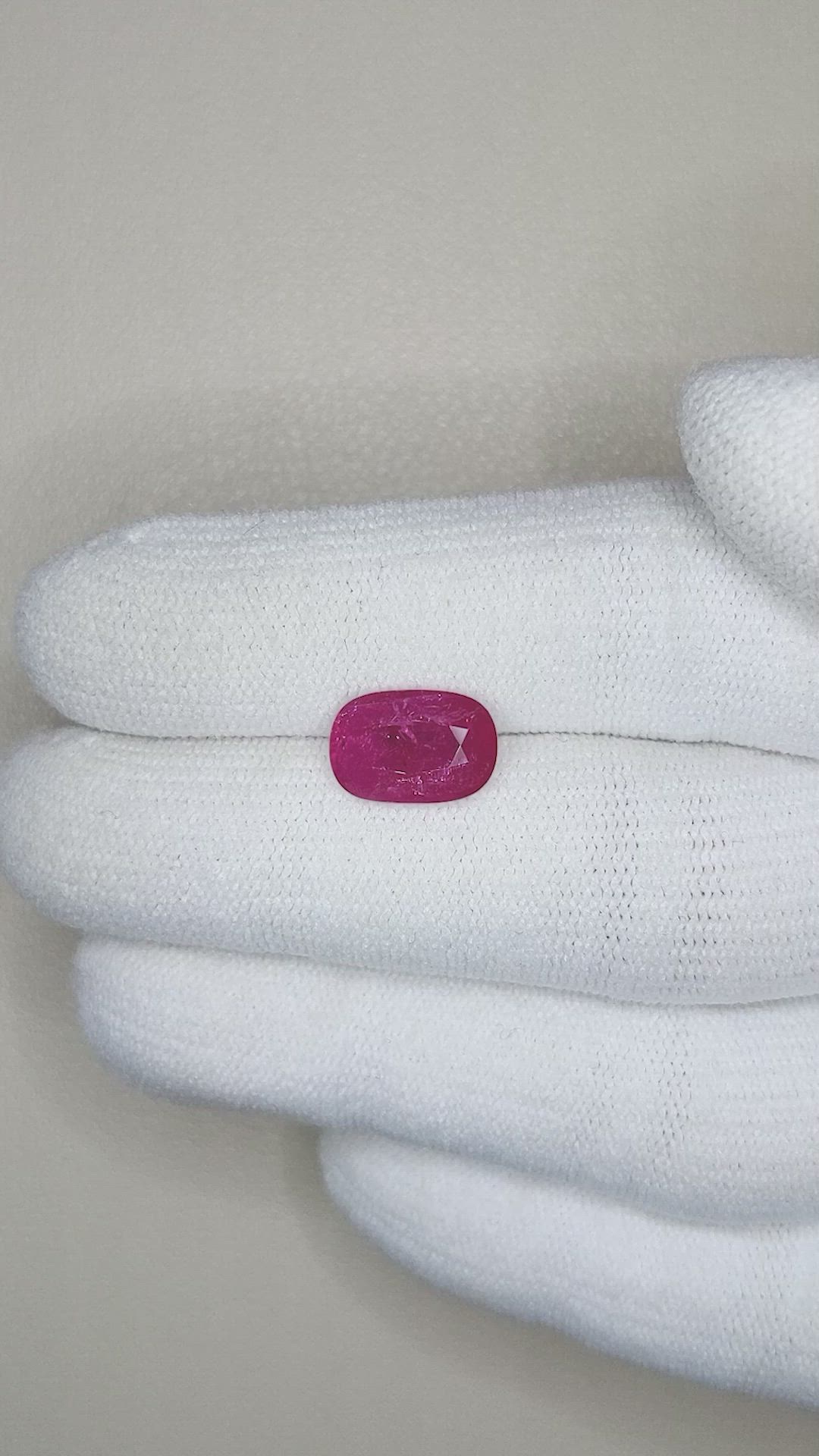 3.09 Ct. Ruby from Mozambique Size Video