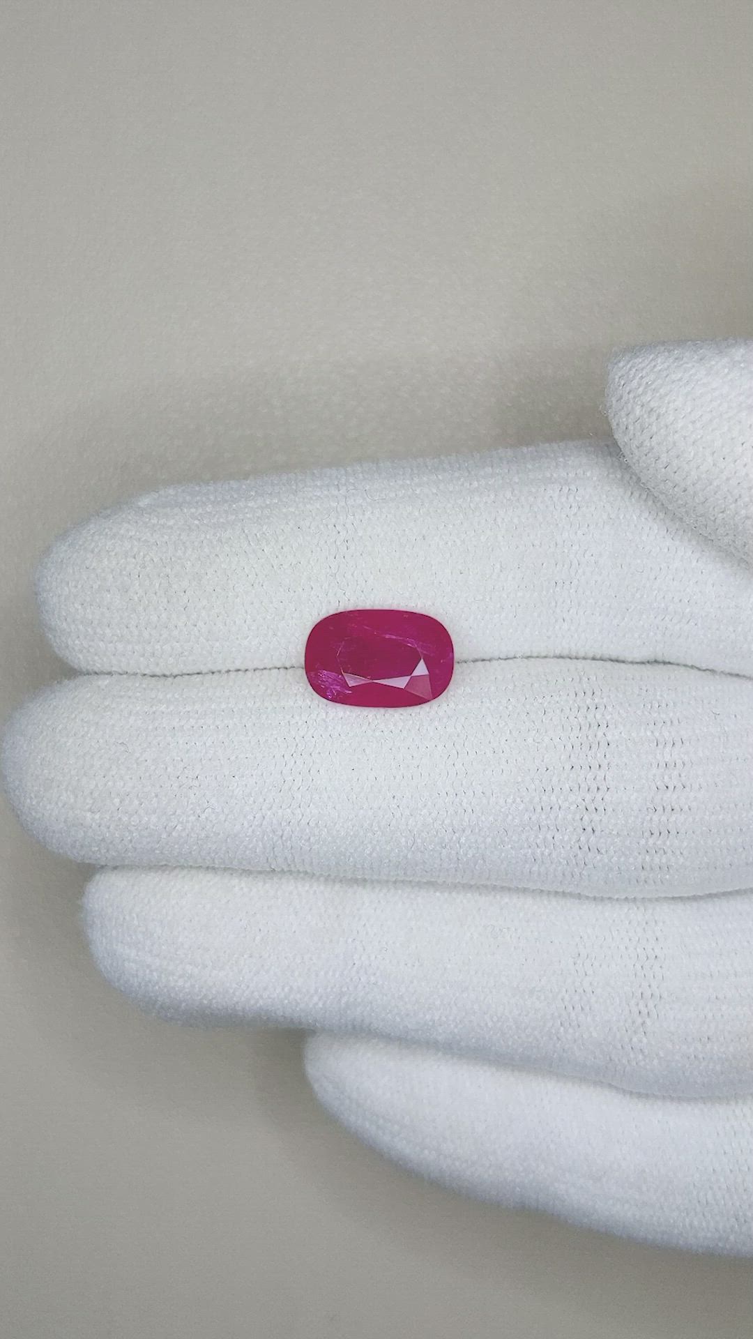 3.11 Ct. Ruby from Mozambique Size Video
