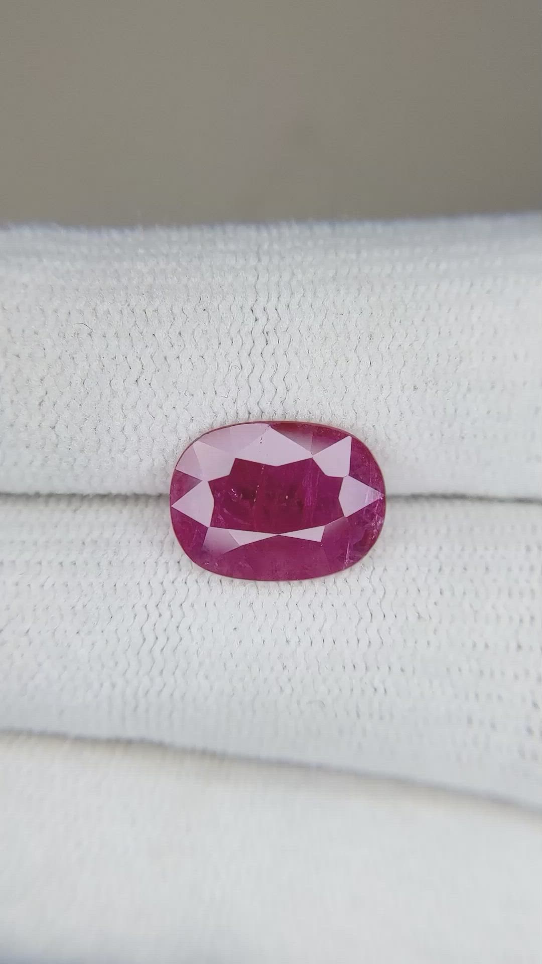 2.75 Ct. Ruby from Mozambique Size Video