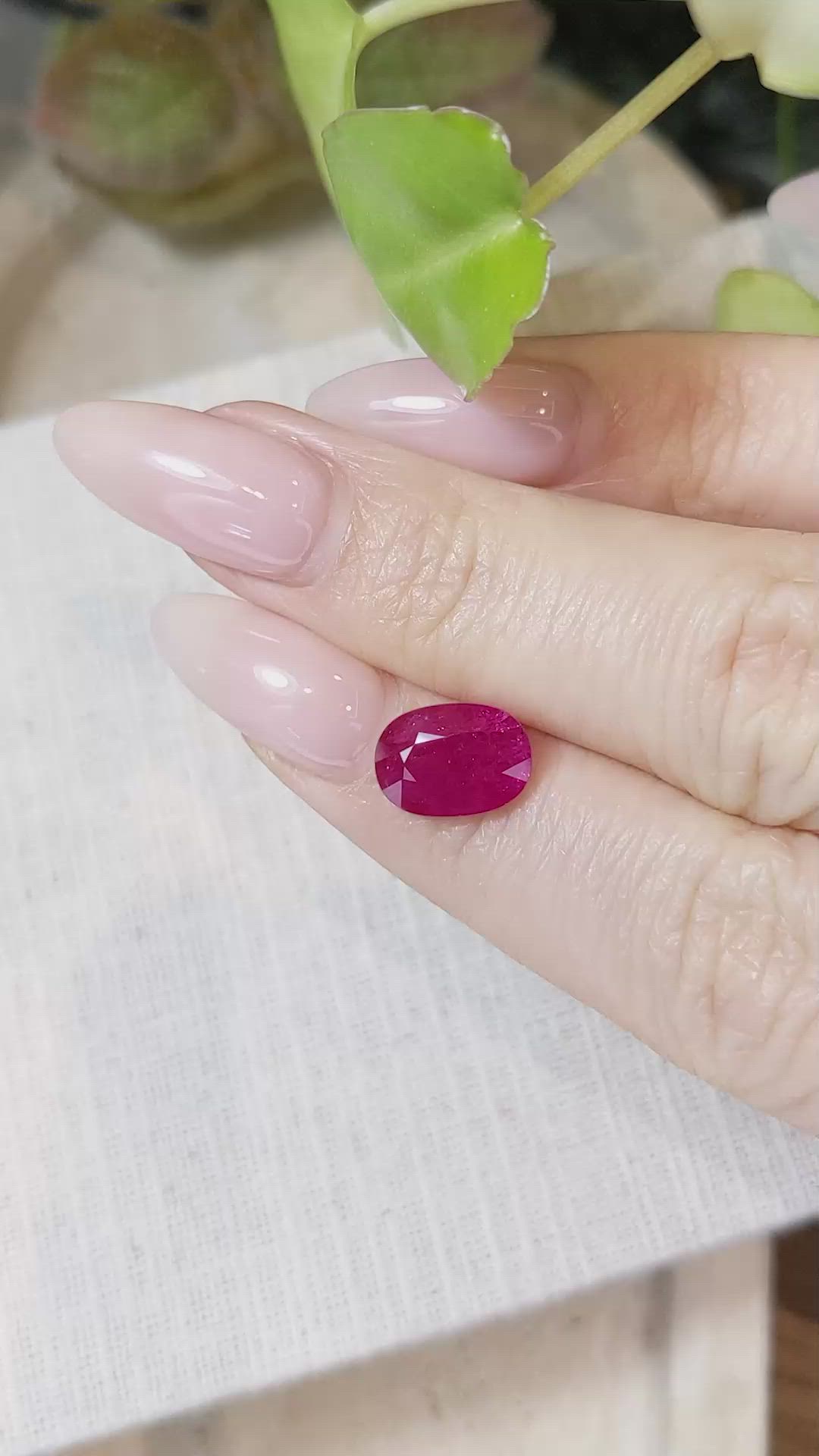 3.10 Ct. Ruby from Mozambique Size Video