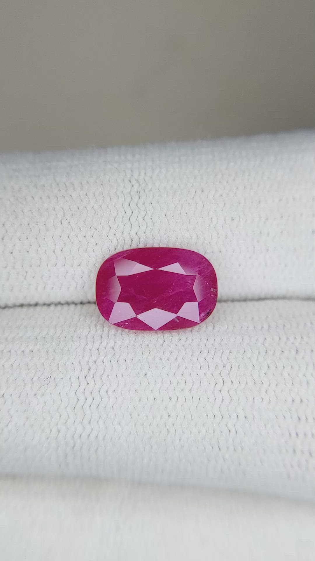 2.60 Ct. Ruby from Mozambique Size Video