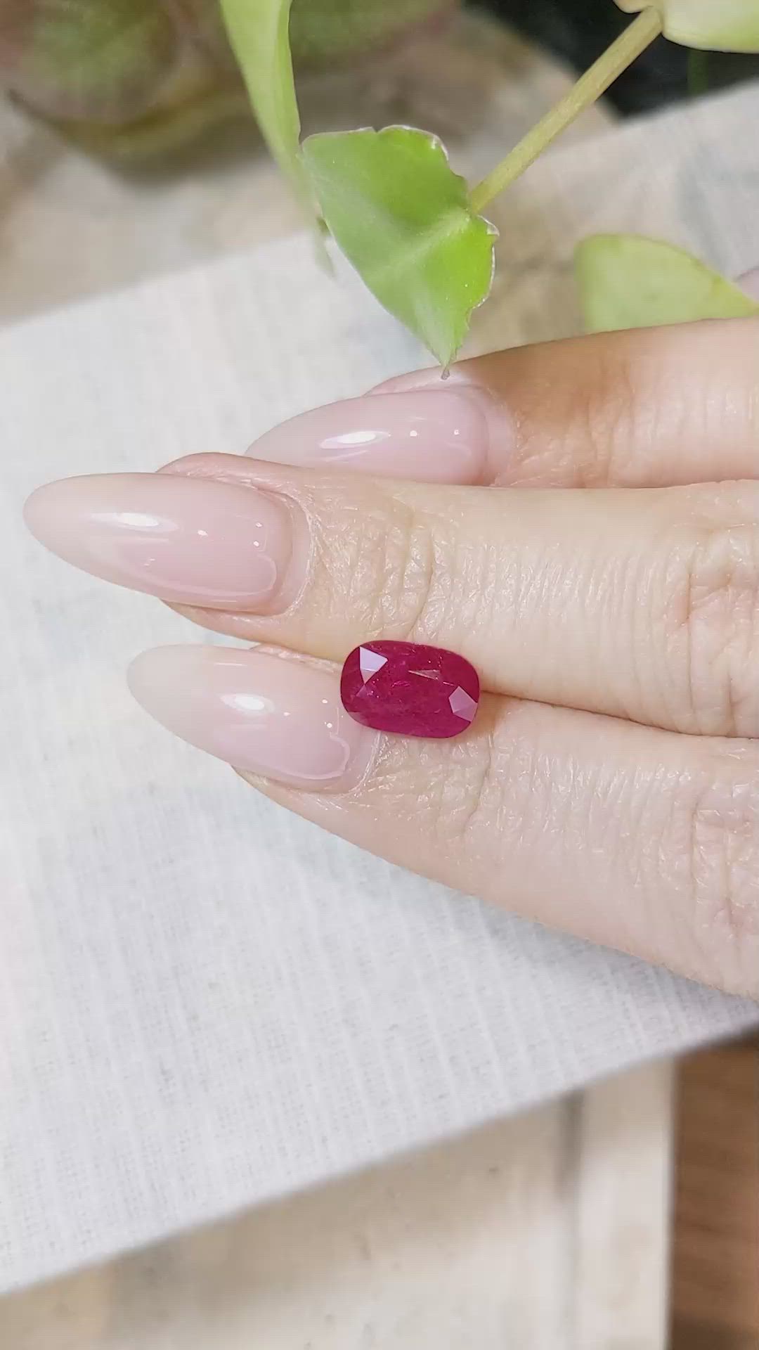 2.99 Ct. Ruby from Mozambique Size Video