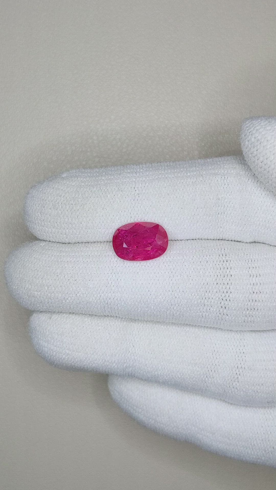 2.96 Ct. Ruby from Mozambique Size Video
