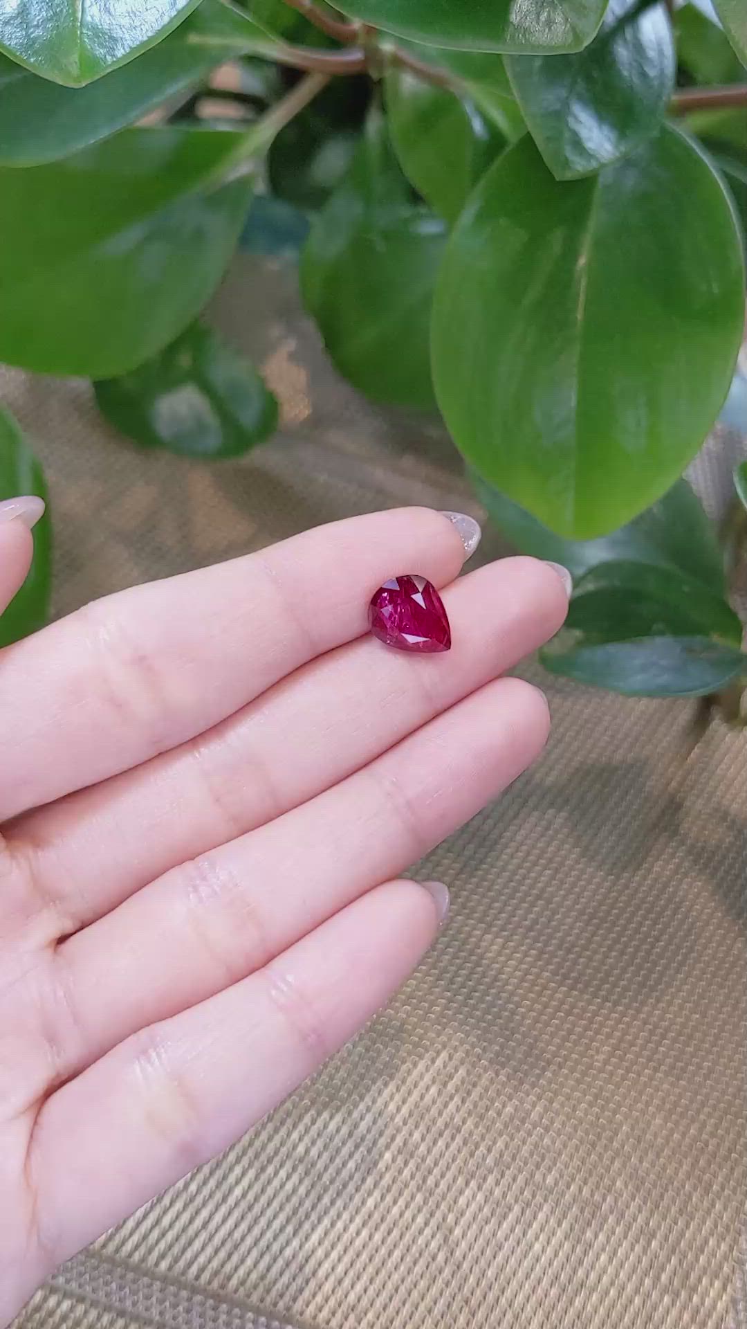 4.40 Ct. Ruby from Mozambique Size Video