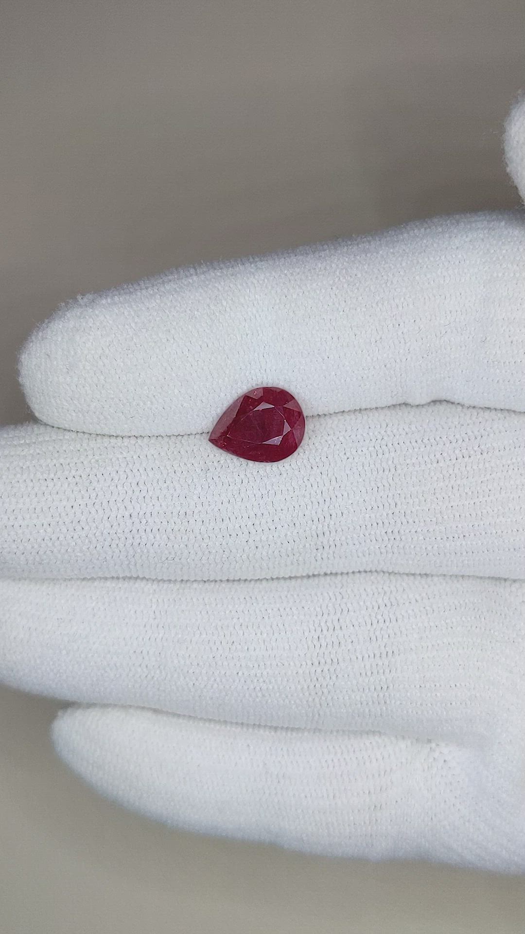 3.04 Ct. Ruby from Mozambique Size Video