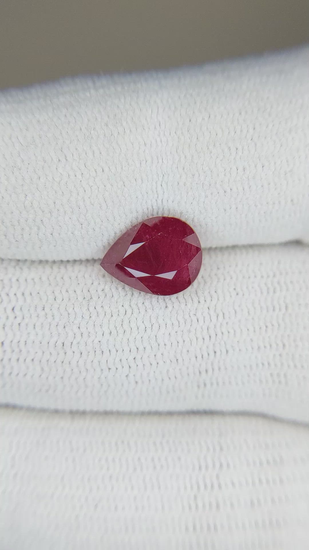 3.04 Ct. Ruby from Mozambique Size Video
