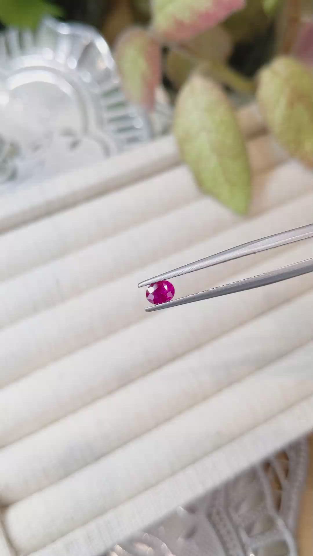 0.45 Ct. Ruby from Burma (Myanmar) Size Video