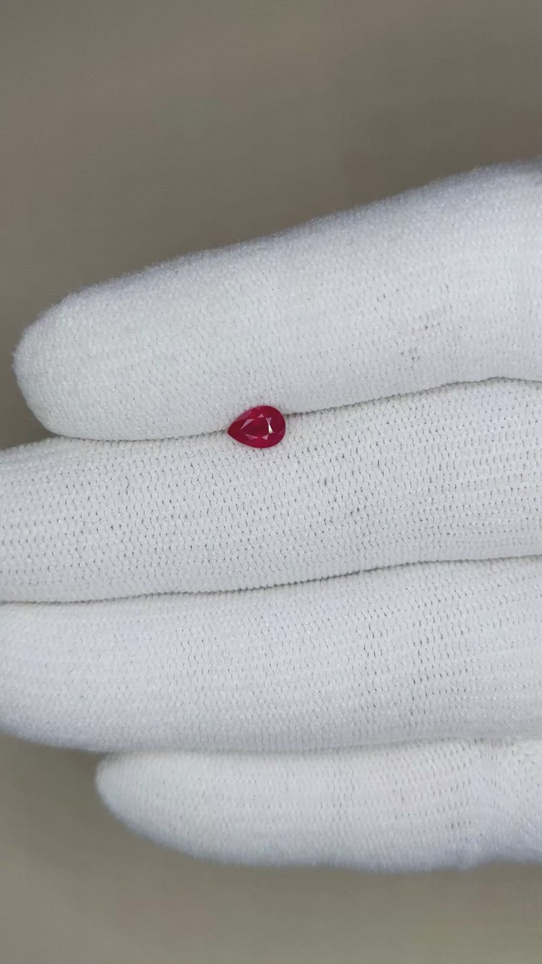 0.40 Ct. Ruby from Burma (Myanmar) Size Video