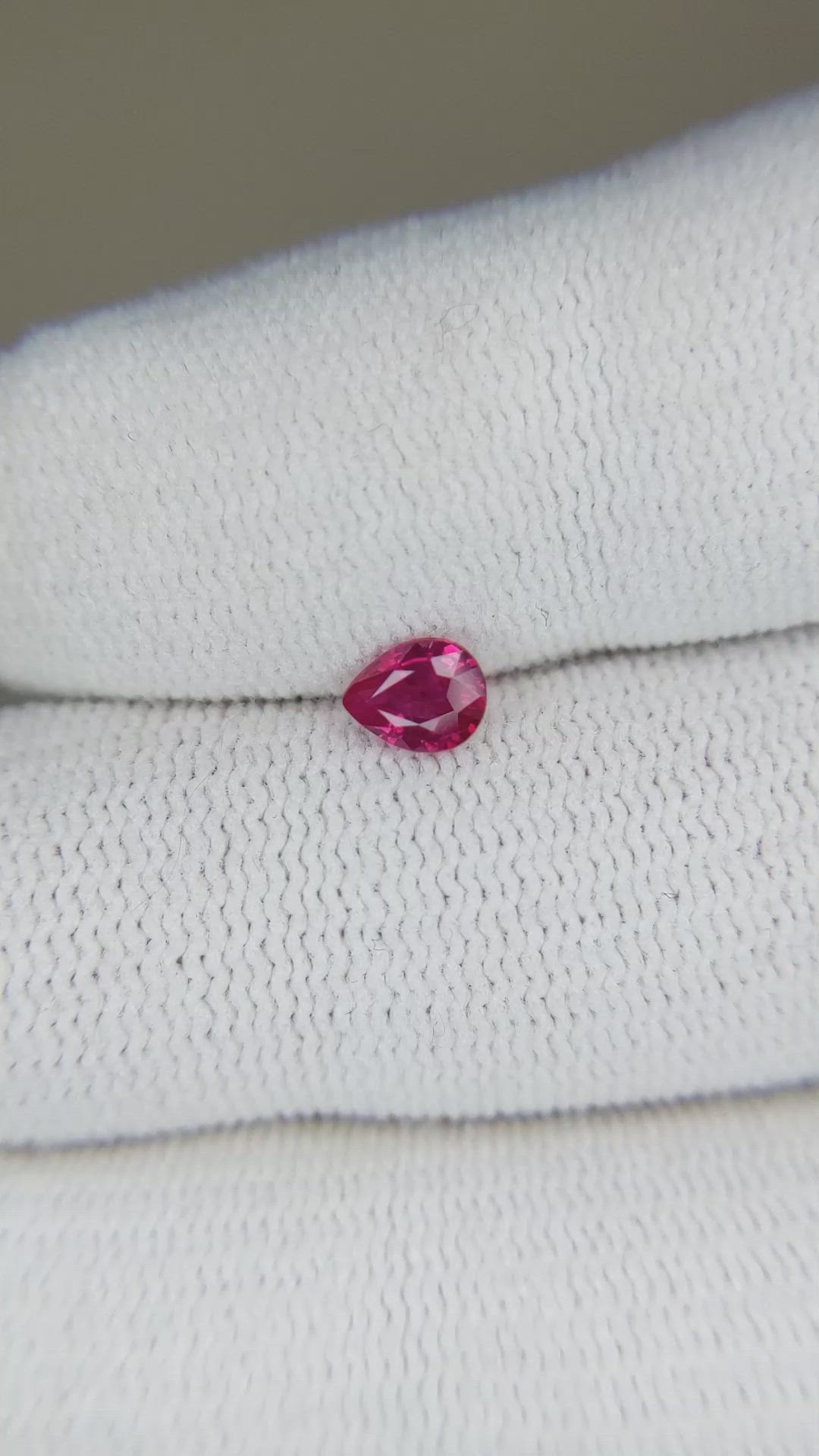 0.44 Ct. Ruby from Burma (Myanmar) Size Video
