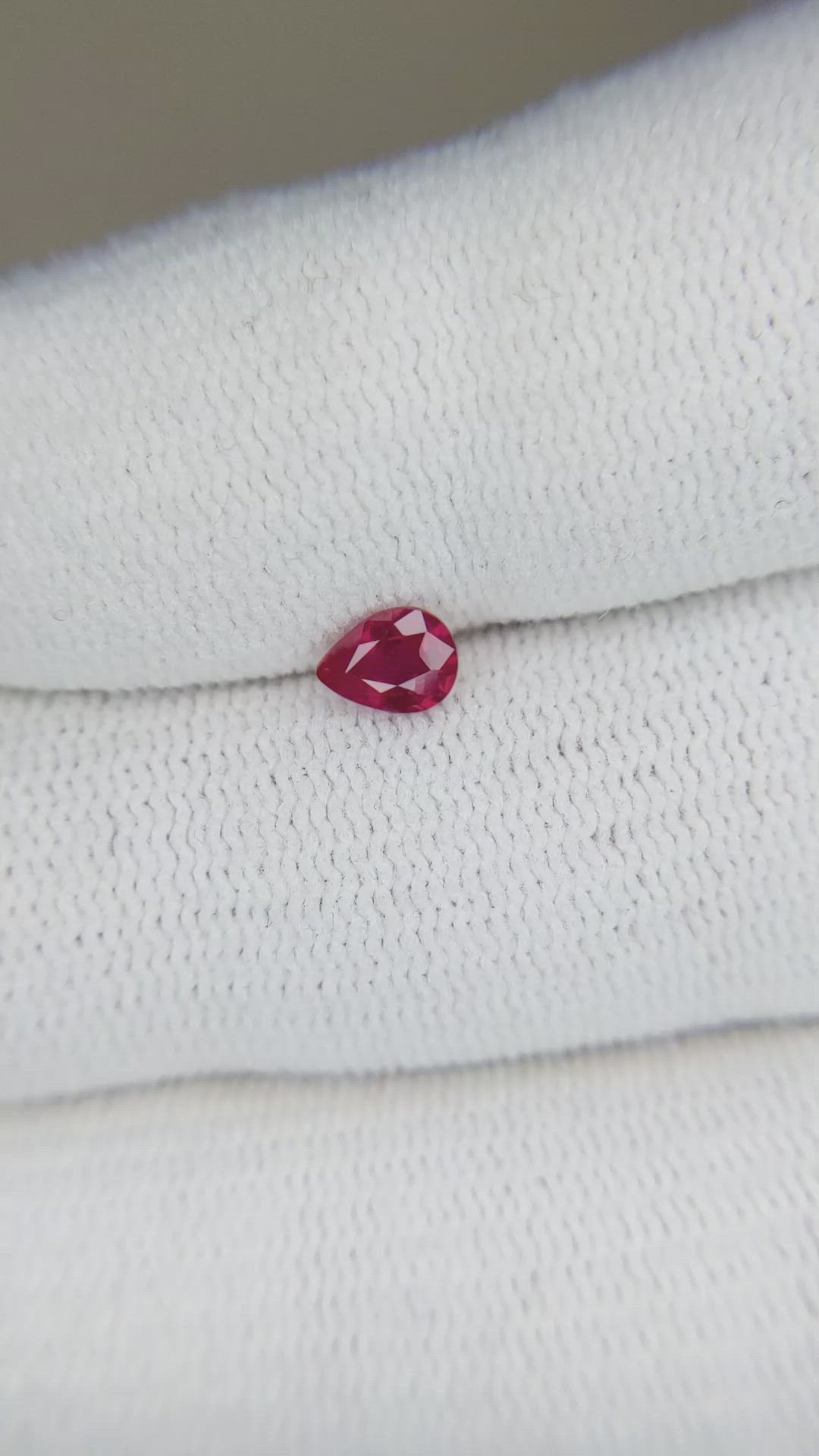 0.41 Ct. Ruby from Burma (Myanmar) Size Video