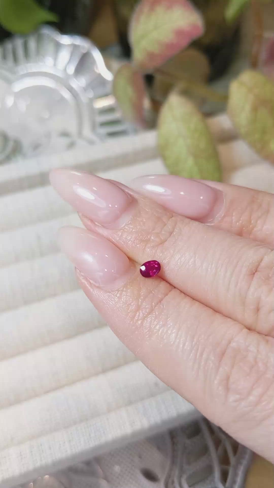 0.32 Ct. Ruby from Burma (Myanmar) Size Video