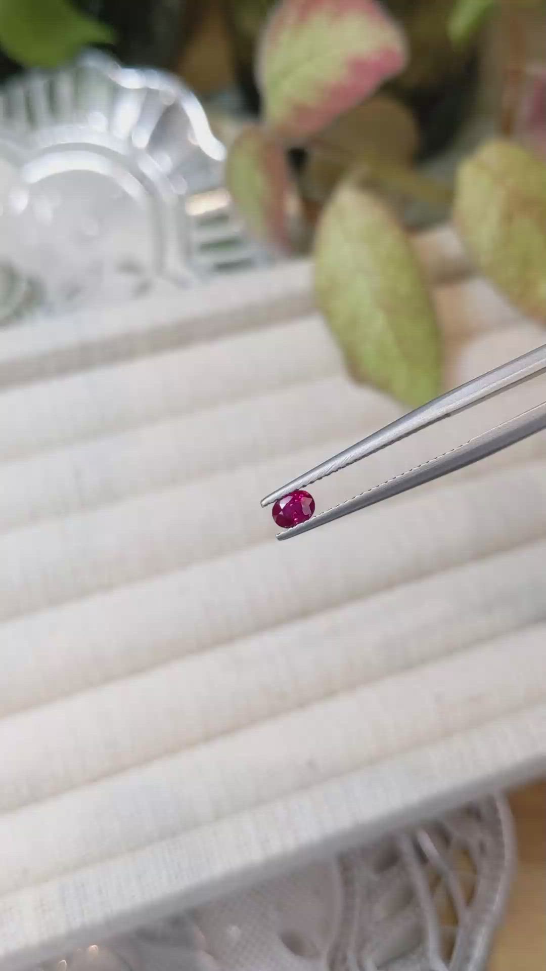 0.32 Ct. Ruby from Burma (Myanmar) Size Video