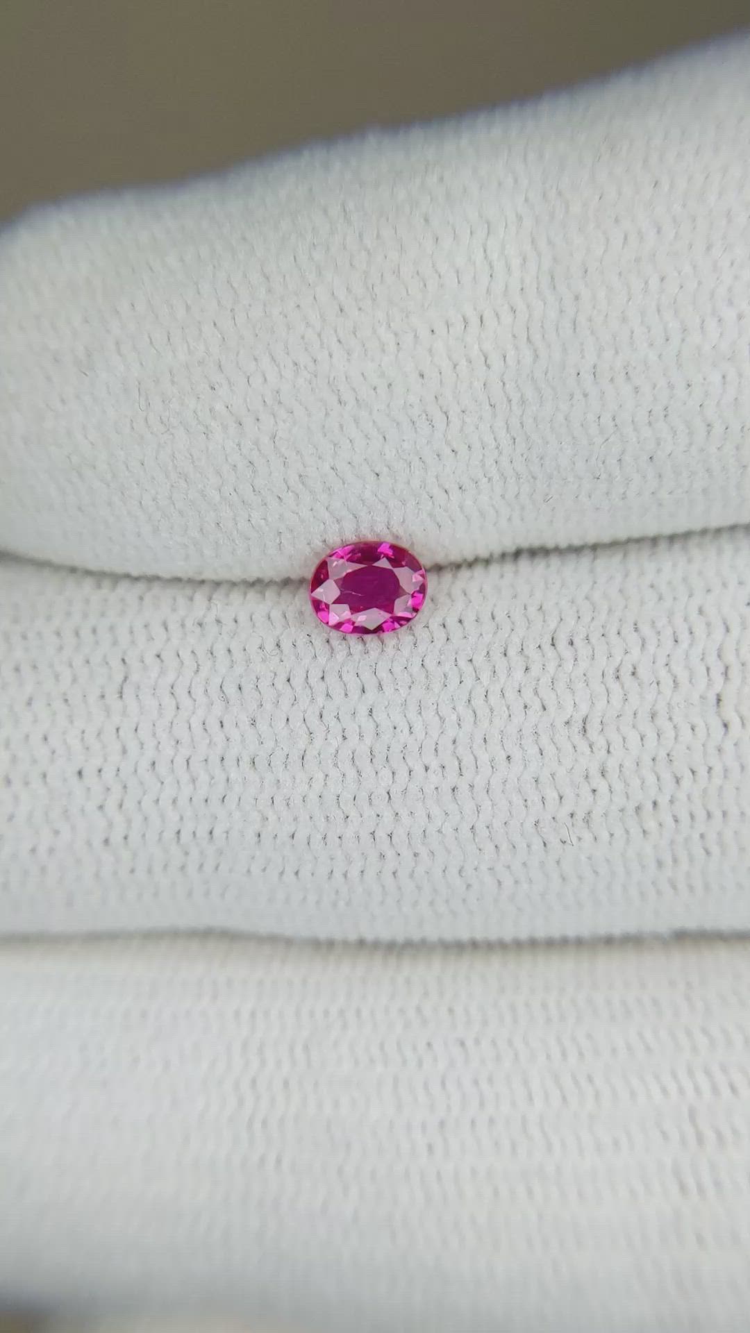 0.34 Ct. Ruby from Burma (Myanmar) Size Video