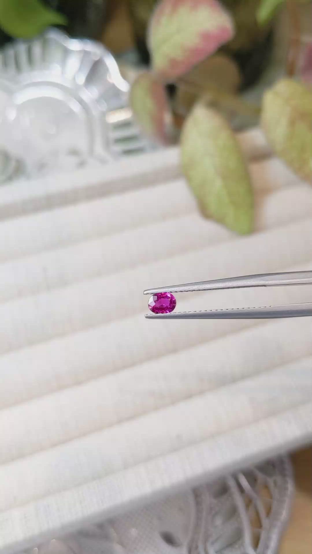 0.34 Ct. Ruby from Burma (Myanmar) Size Video