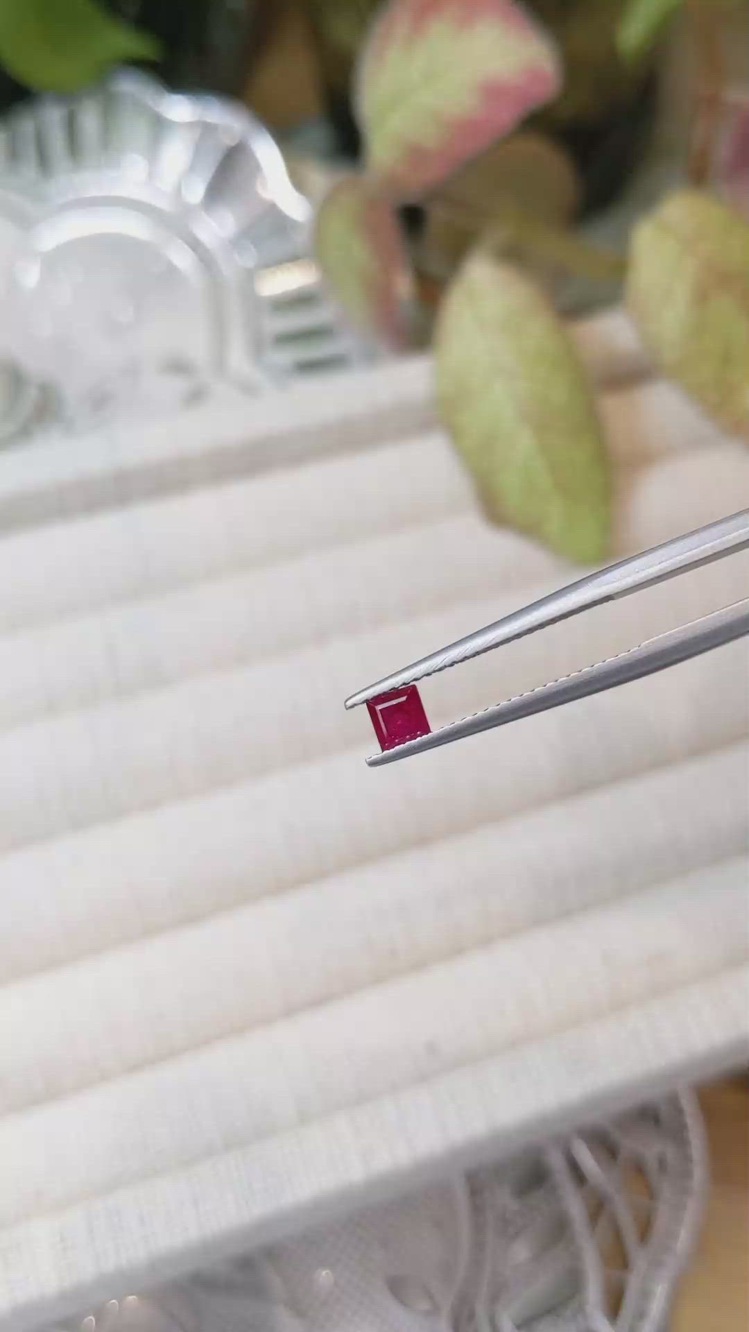 0.36 Ct. Ruby from Burma (Myanmar) Size Video