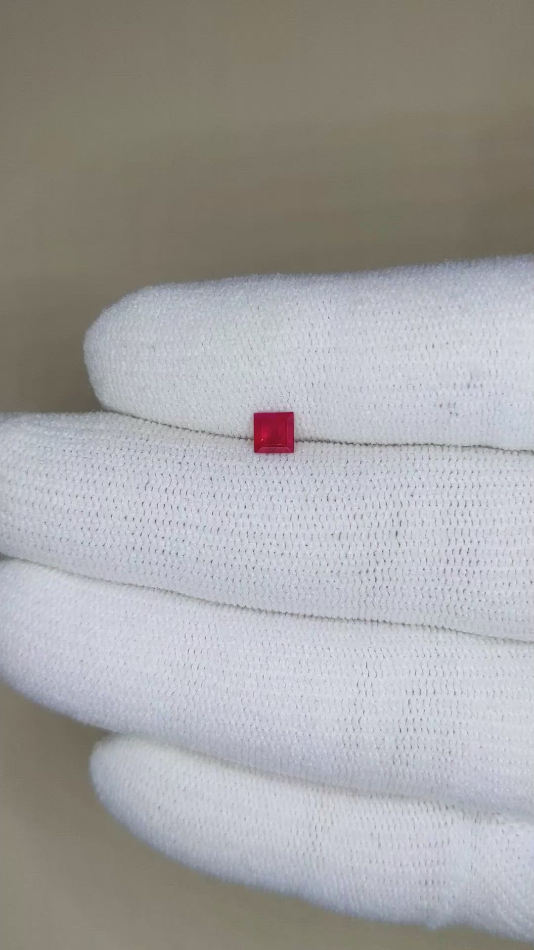 0.36 Ct. Ruby from Burma (Myanmar) Size Video