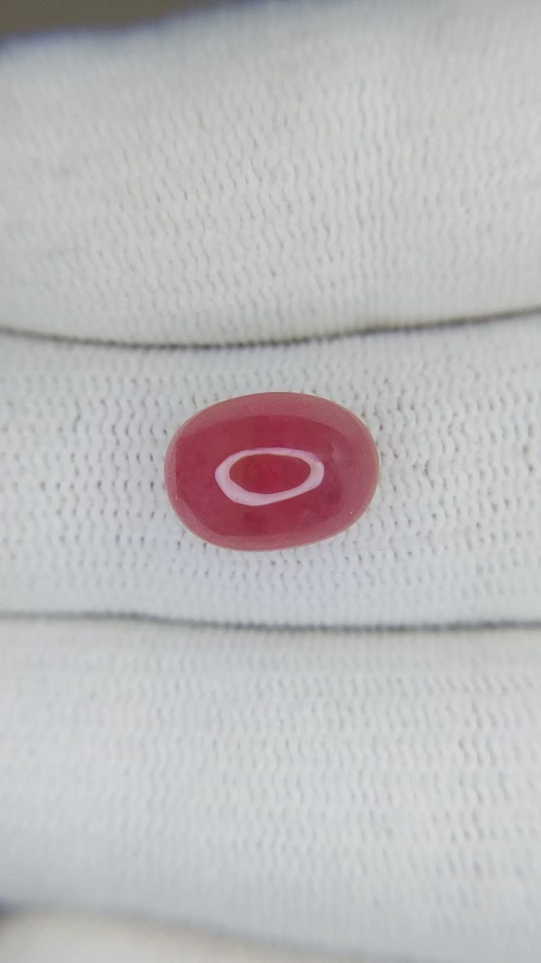 5.12 Ct. Cabochon Ruby from Mozambique Size Video
