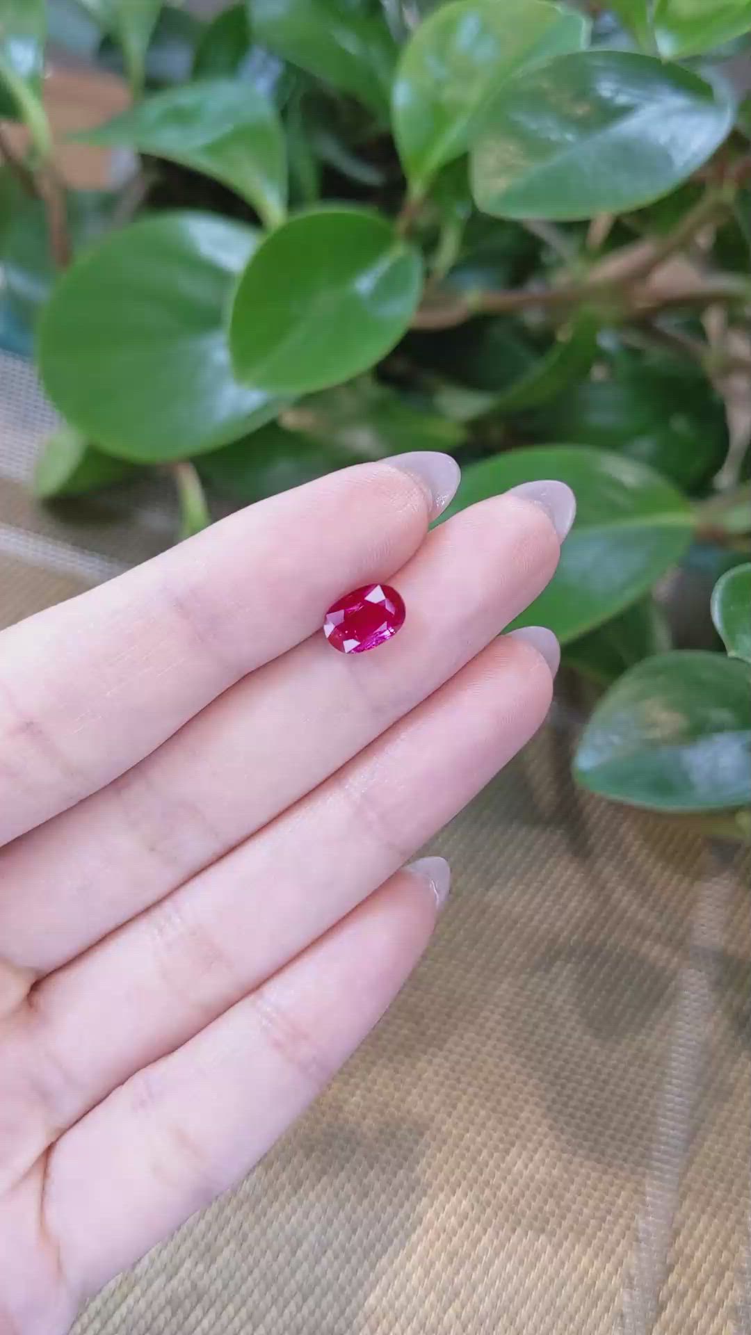 1.43 Ct. Ruby from Burma (Myanmar) Size Video