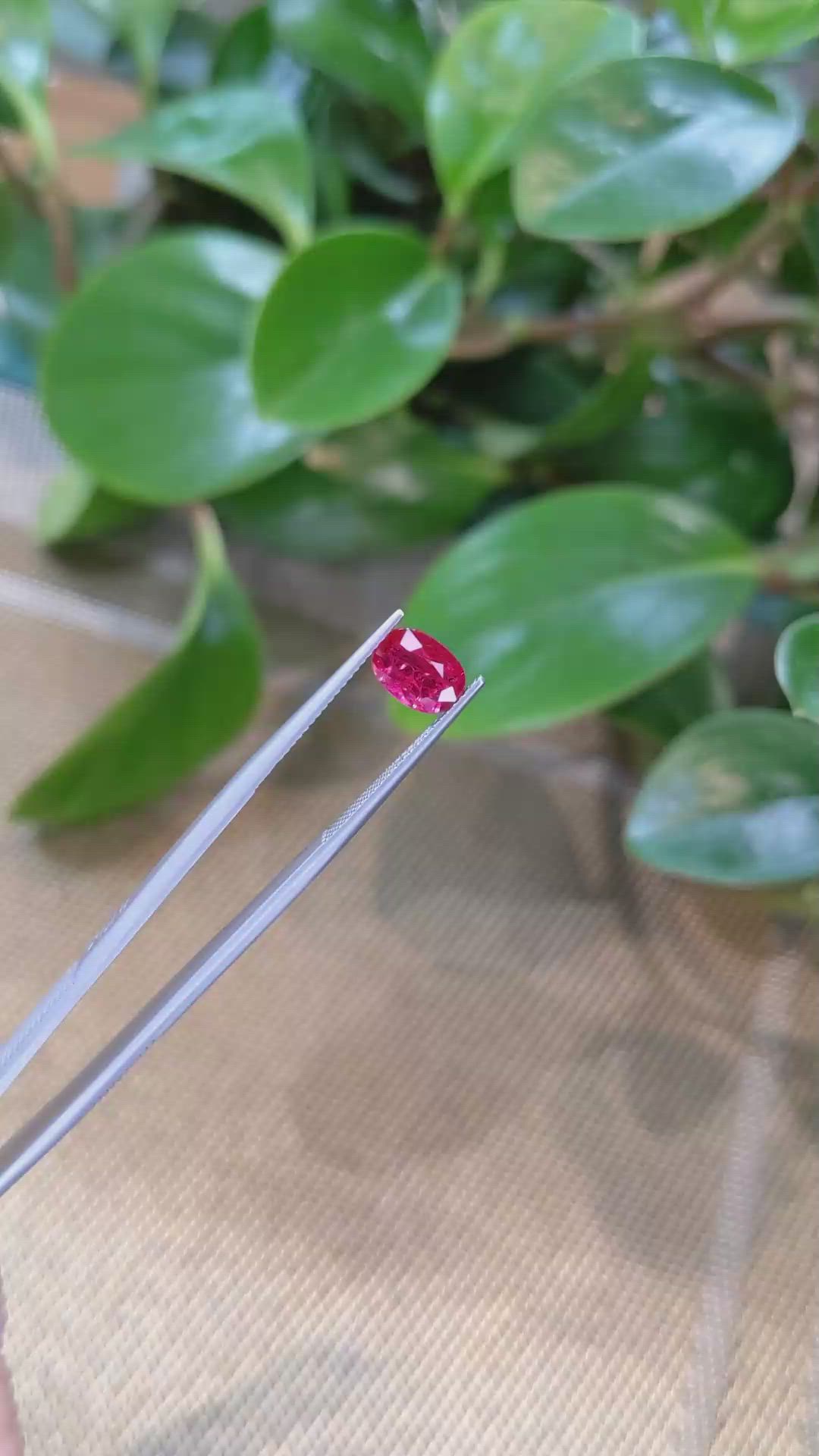 1.43 Ct. Ruby from Burma (Myanmar) Size Video