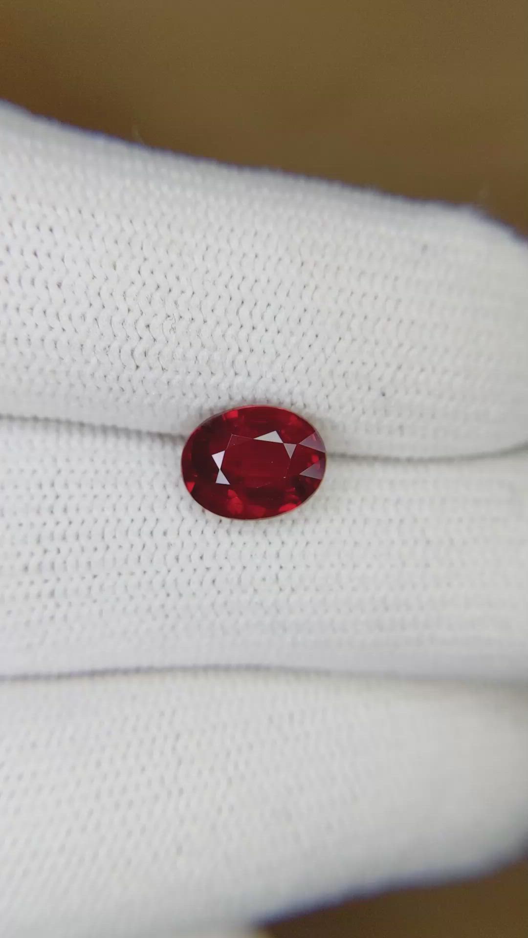 2.24 Ct. Ruby from Mozambique Size Video