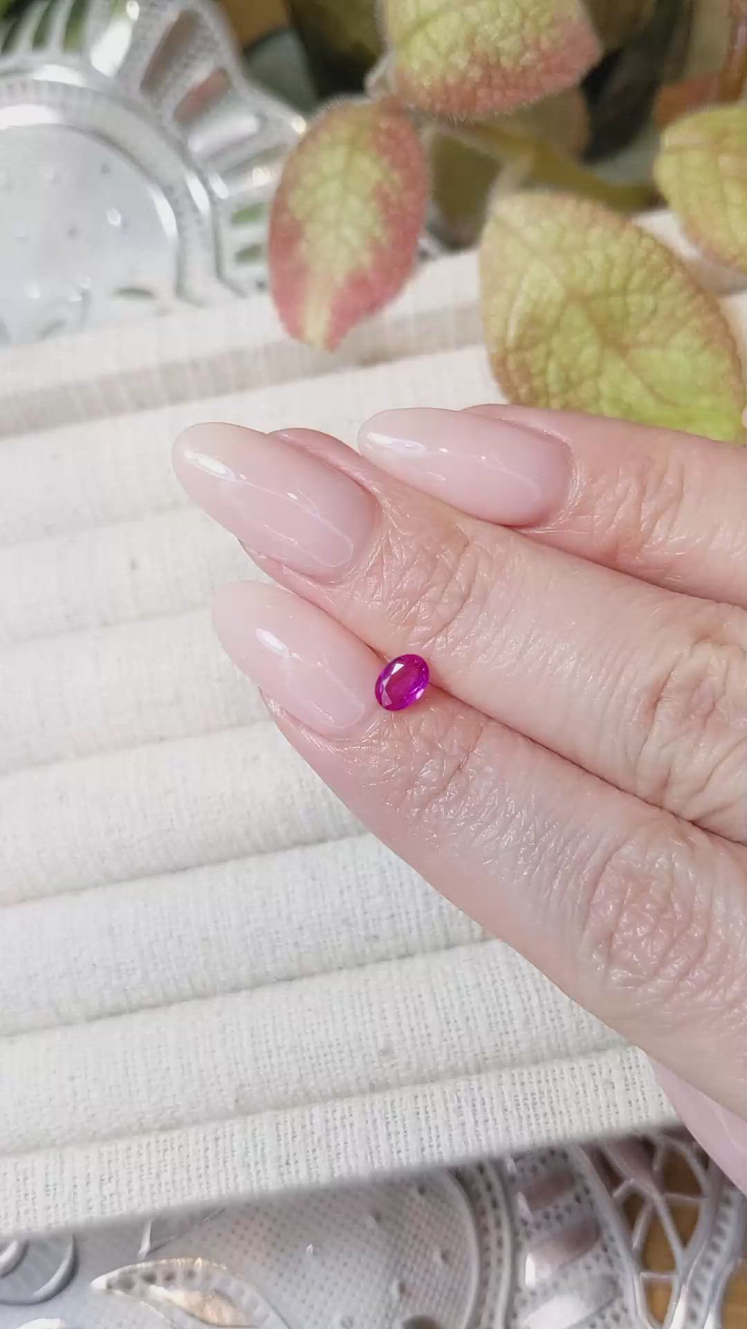 0.47 Ct. Ruby from Mozambique Size Video