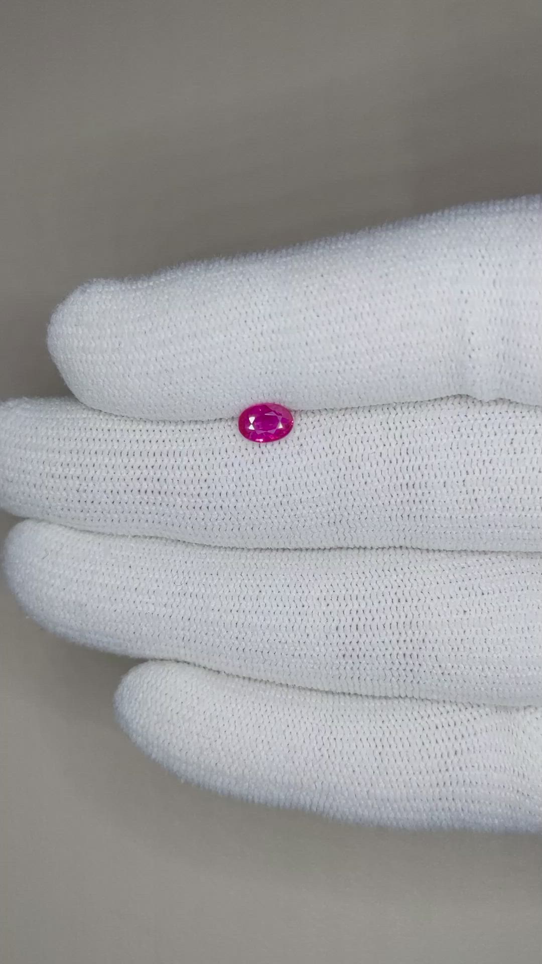 0.53 Ct. Ruby from Mozambique Size Video
