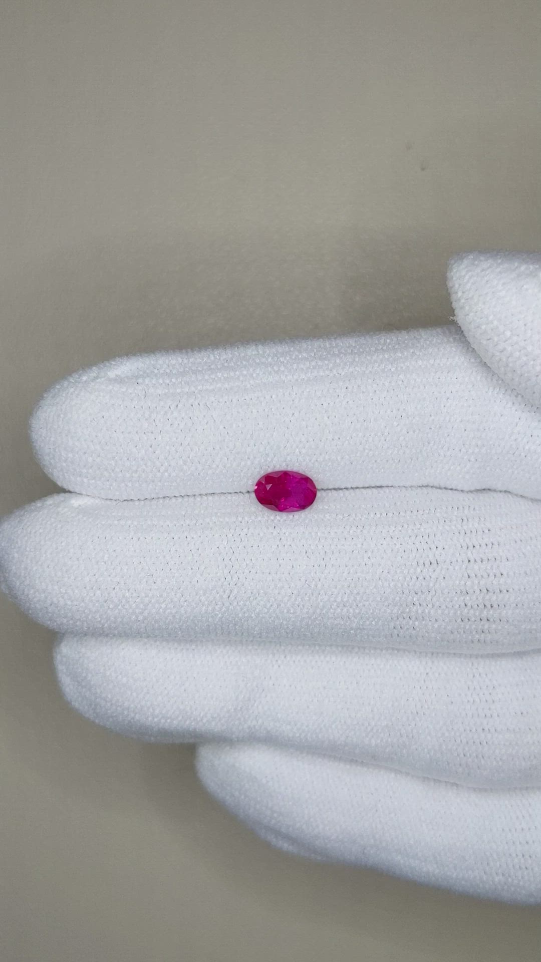 0.54 Ct. Ruby from Mozambique Size Video