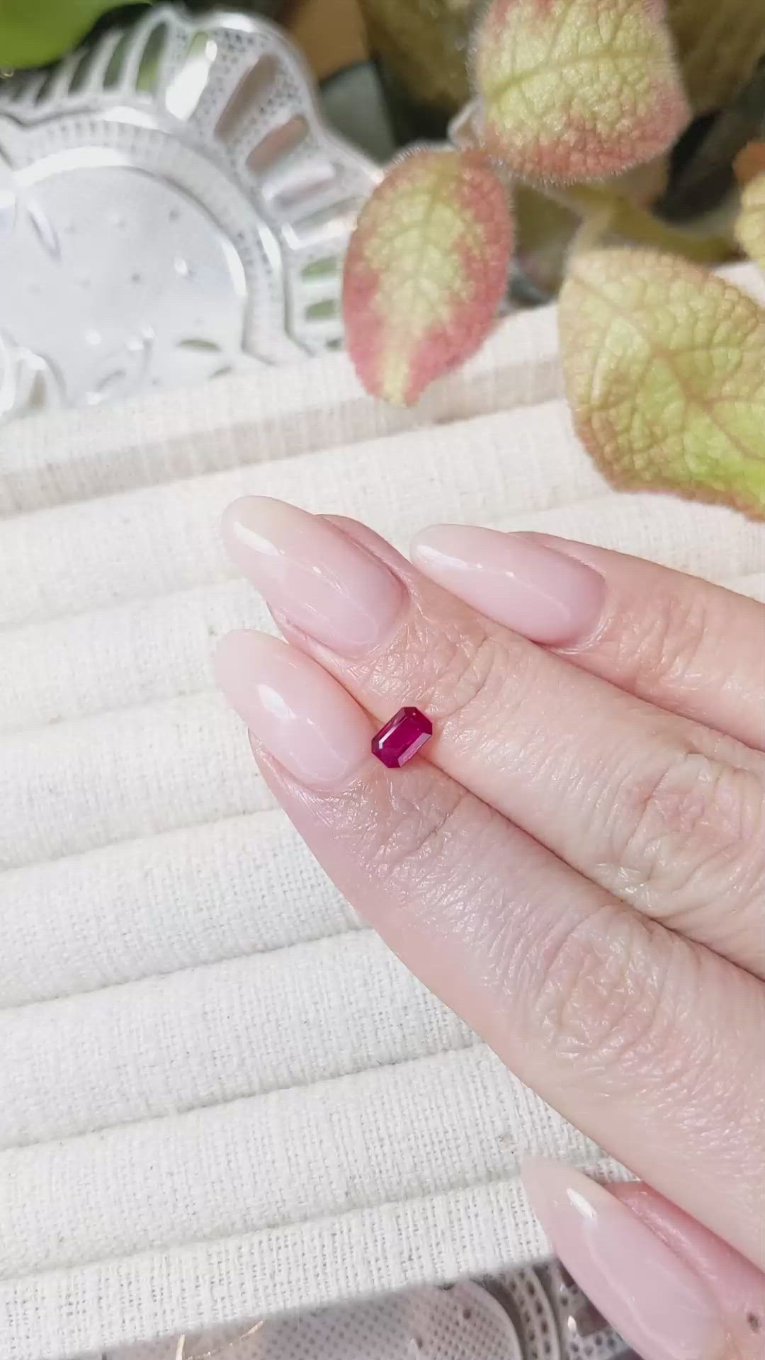 0.60 Ct. Ruby from Mozambique Size Video
