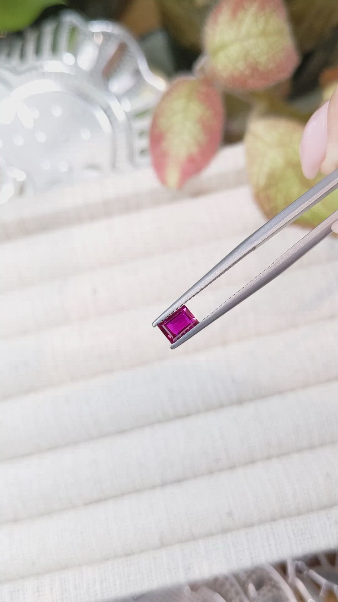 0.63 Ct. Ruby from Mozambique Size Video