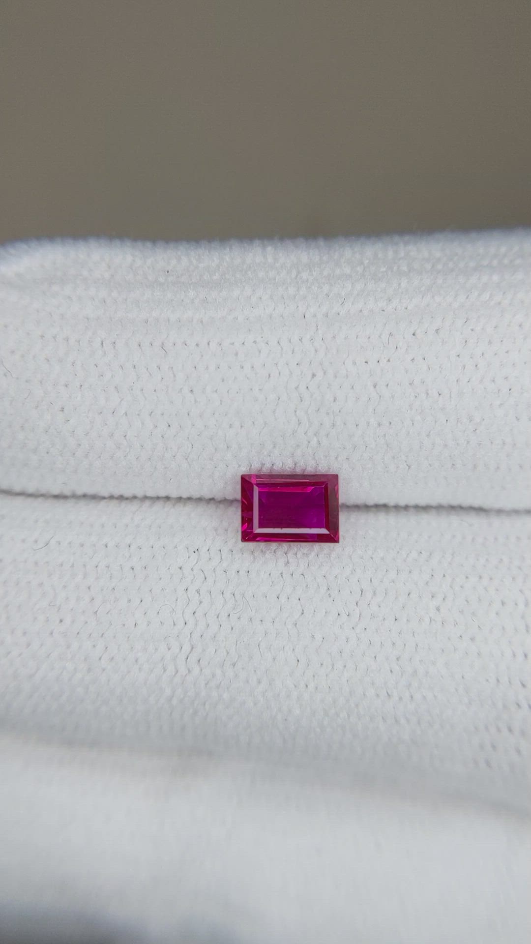 0.63 Ct. Ruby from Mozambique Size Video