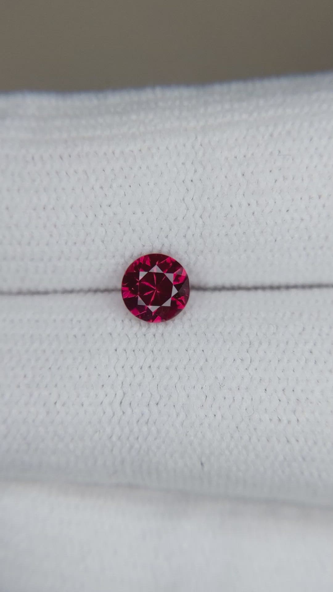 0.56 Ct. Ruby from Mozambique Size Video