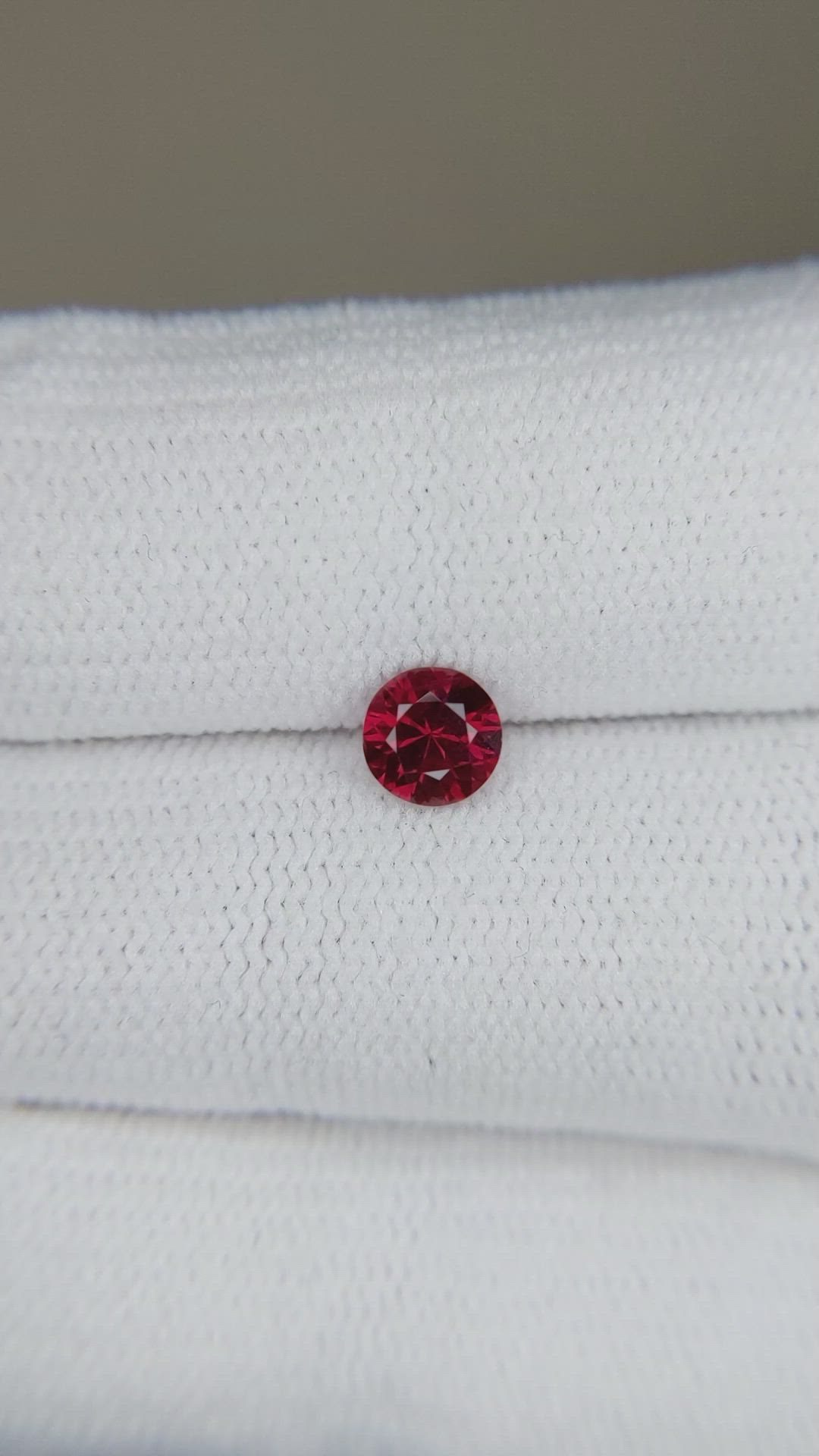 0.54 Ct. Ruby from Mozambique Size Video