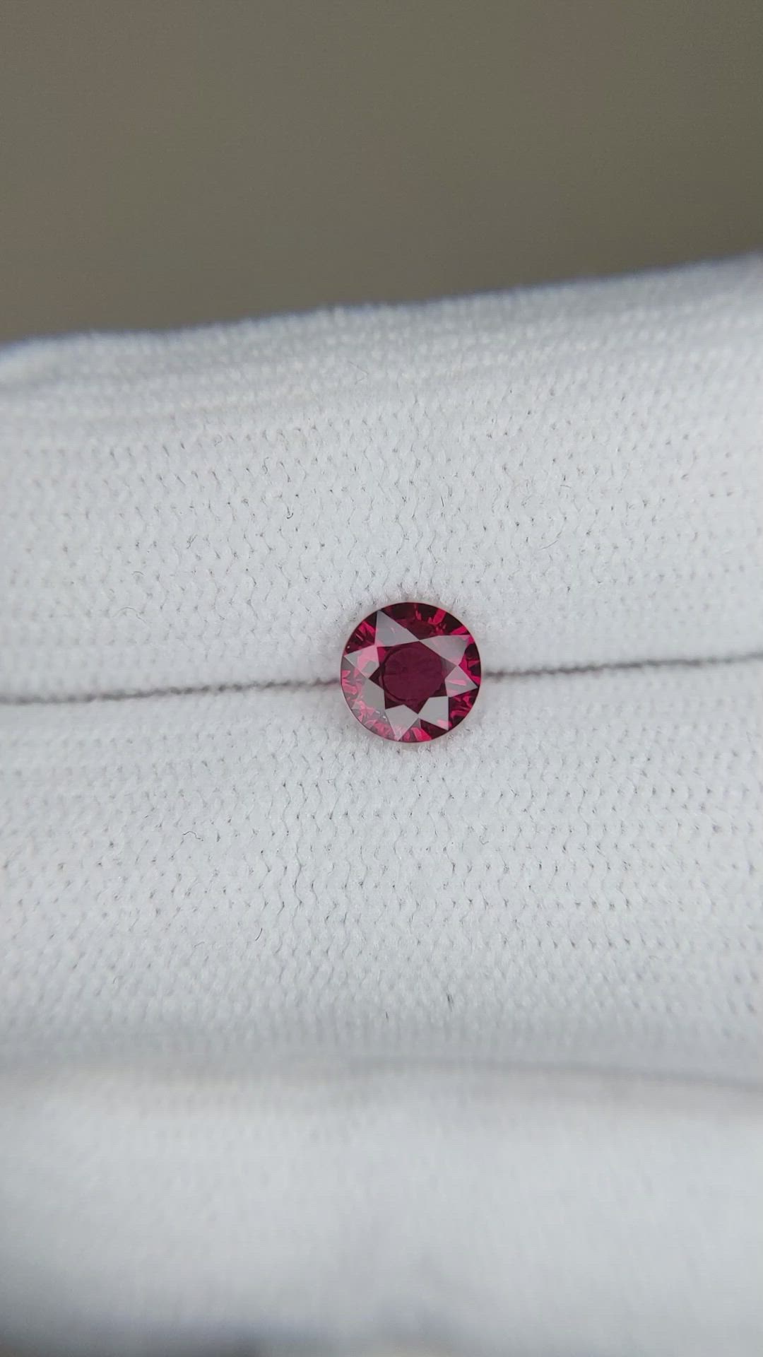 0.68 Ct. Ruby from Mozambique Size Video