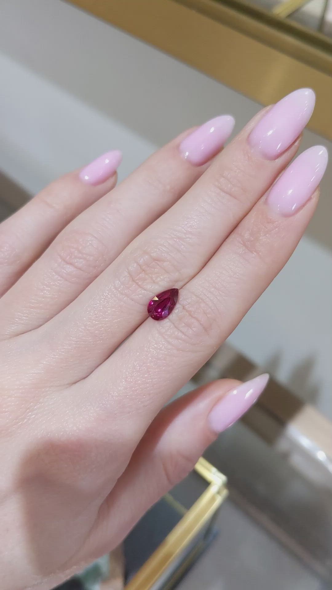 1.55 Ct. Ruby from Mozambique Size Video