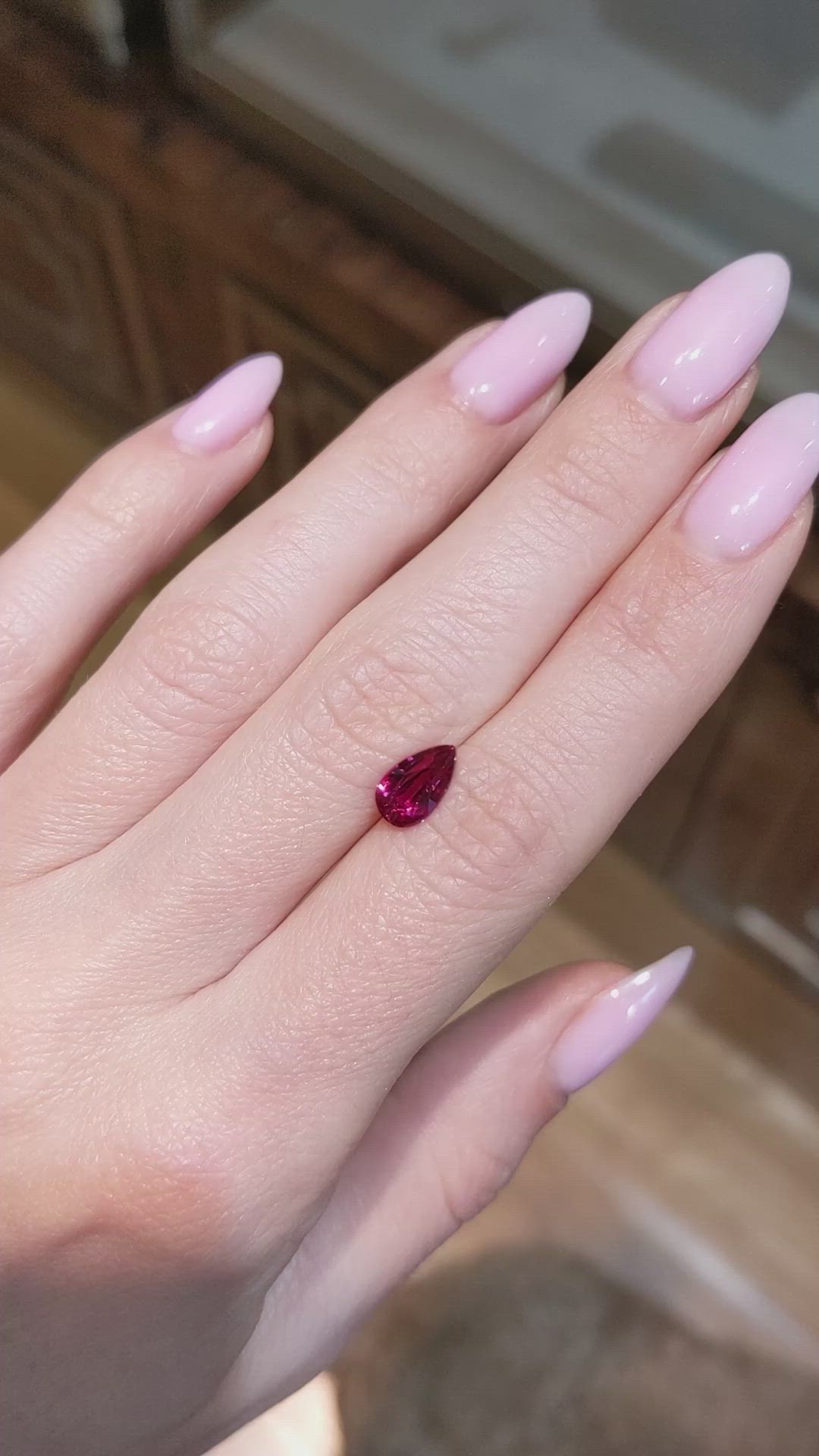 1.55 Ct. Ruby from Mozambique Size Video