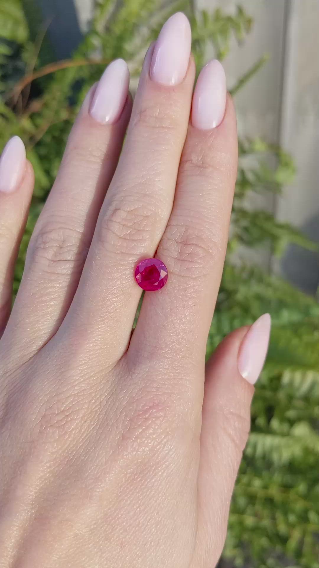 2.23 Ct. Ruby from Burma (Myanmar) Size Video