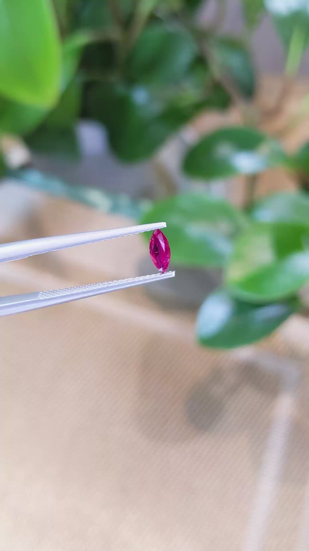0.30 Ct. Ruby from Burma (Myanmar) Size Video
