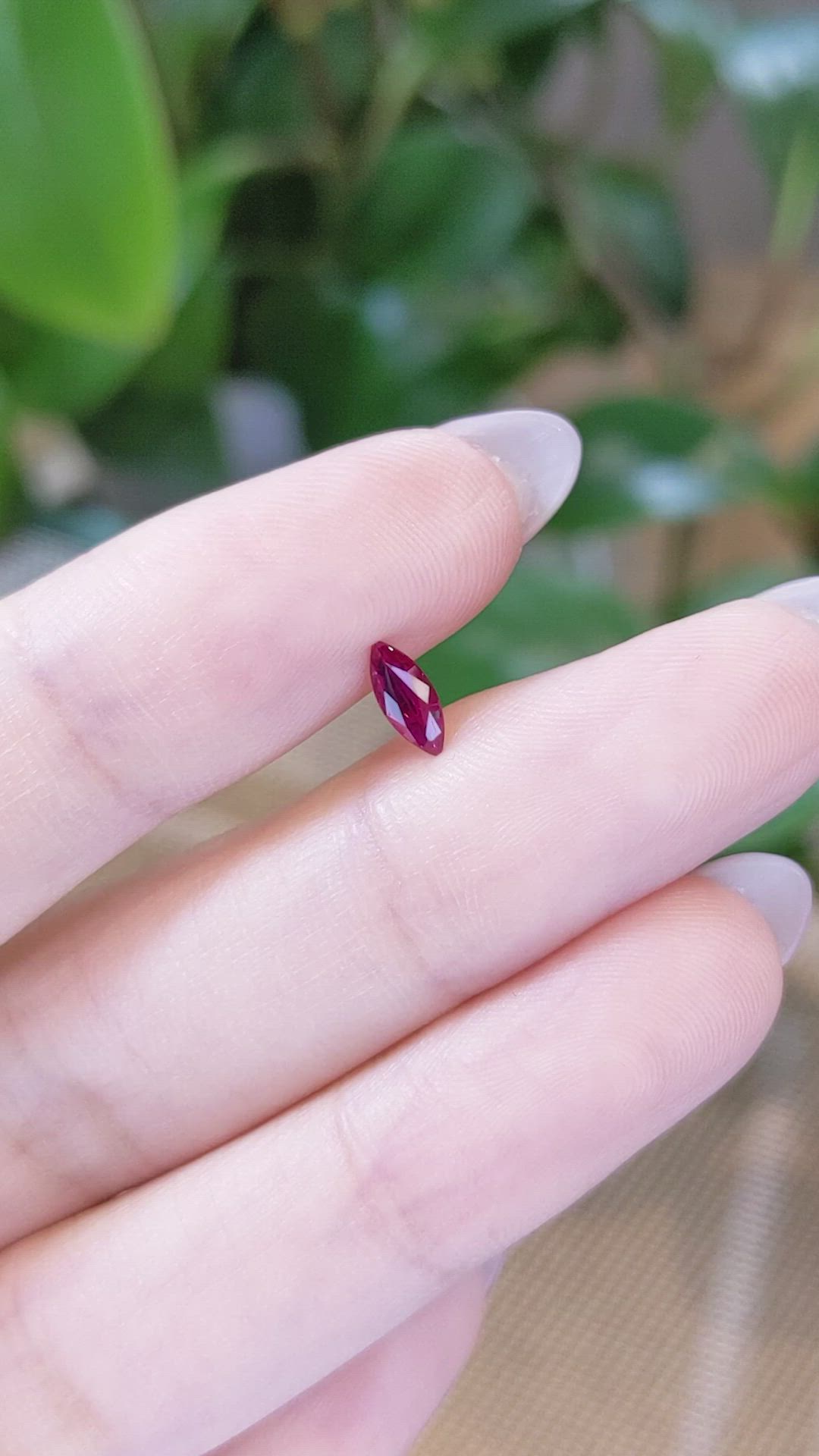 0.30 Ct. Ruby from Burma (Myanmar) Size Video